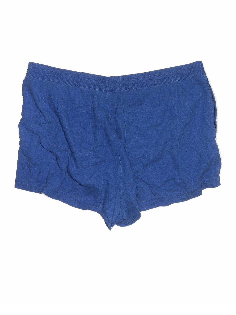 Old Navy Bright Royal Blue Cotton Shorts with Elastic Waist - Picture 1 of 3